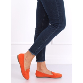 Orange damesmokasiner 3900 Orange 2