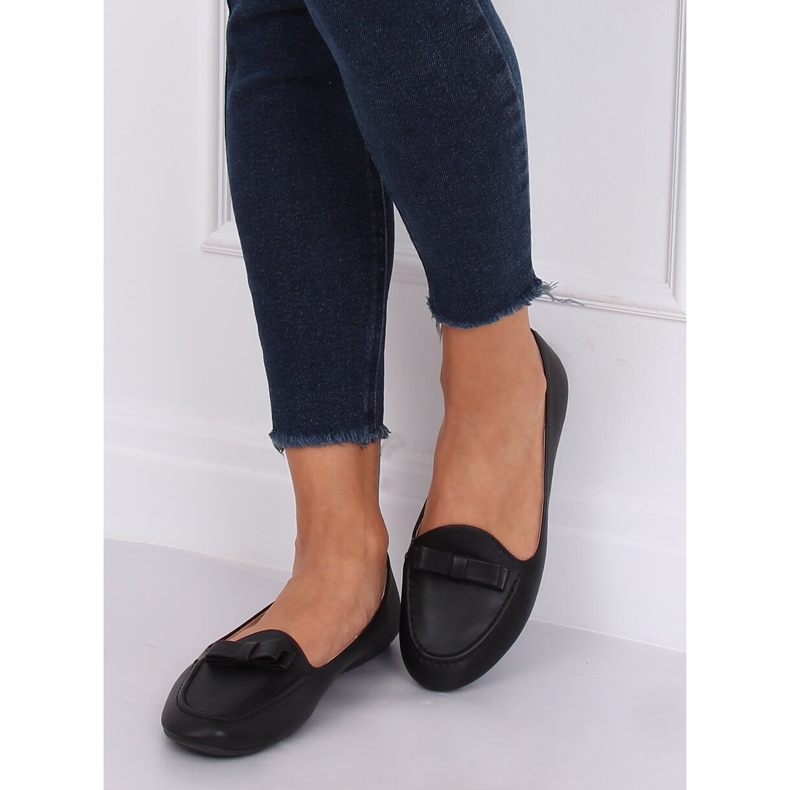 Sorte kvinders loafers A8637 Sort 1