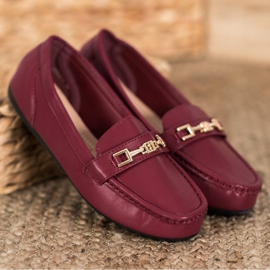 Fama Elegante burgunder loafers rød flerfarvet 1