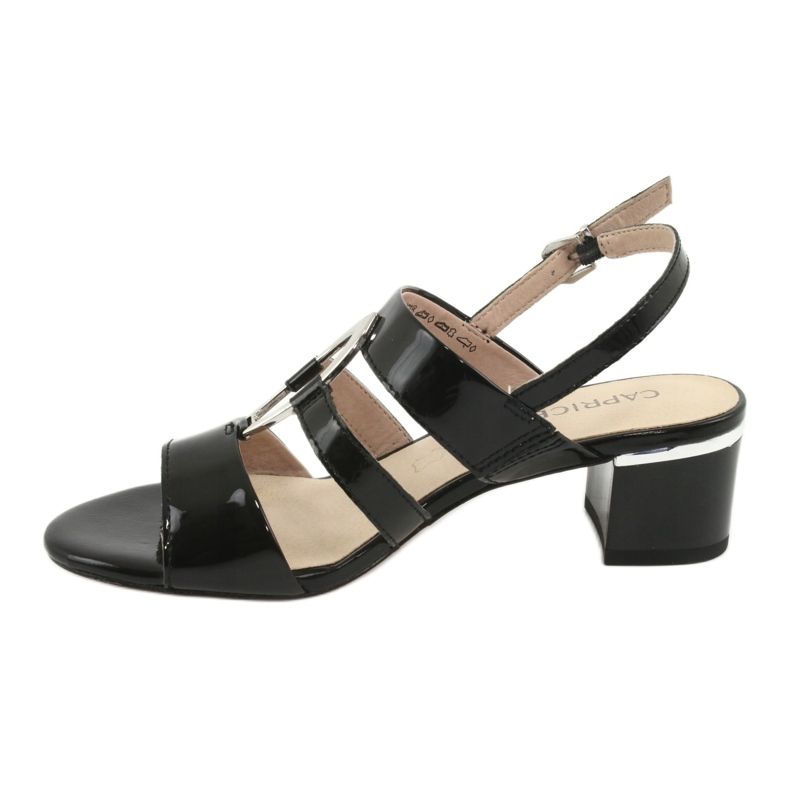 Caprice sandaler damesko med dekoration 28208 sort 2