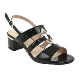 Caprice sandaler damesko med dekoration 28208 sort 1