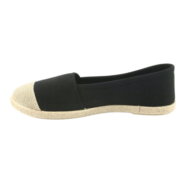Wishot 32-130 ballerinas espadrilles sort 2