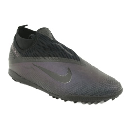 Nike React Phantom Vsn 2 Pro Df Tf M CD4174-010 fodboldsko sort 1