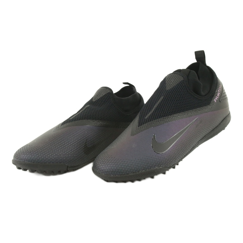 Nike React Phantom Vsn 2 Pro Df Tf M CD4174-010 fodboldsko sort 3