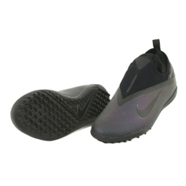 Nike React Phantom Vsn 2 Pro Df Tf M CD4174-010 fodboldsko sort 4