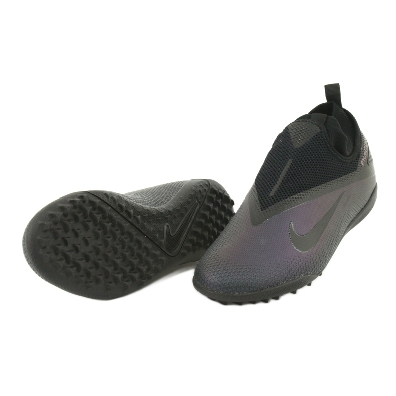Nike React Phantom Vsn 2 Pro Df Tf M CD4174-010 fodboldsko sort 4