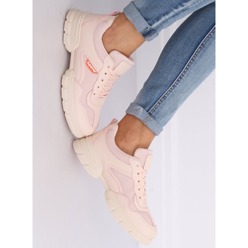 Lyserøde C051 Rosa sportssko 1