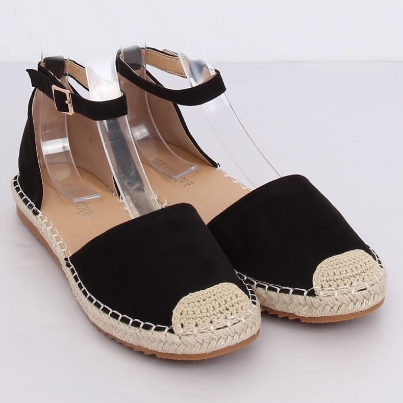 Sorte espadriller til kvinder YSD810 Sort 1
