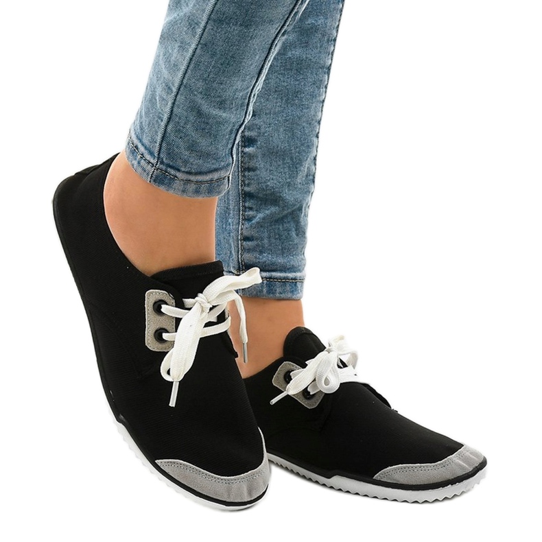 Sort BO-6 slip-on sneakers 1