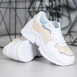 SHELOVET Lette sneakers hvid 1