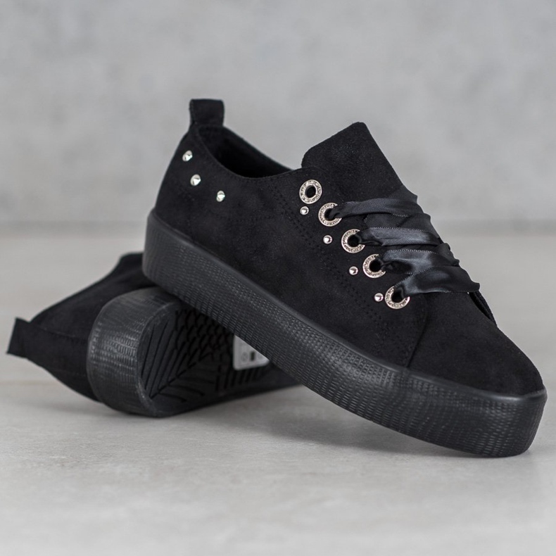 SHELOVET Ruskind Sneakers sort 1