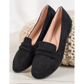 Anesia Paris Stilfulde ballerinaer sort 1