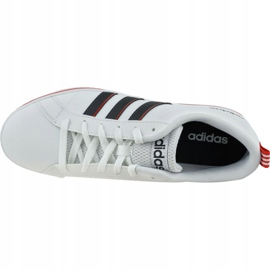 Adidas Vs Pace M EE7840 sko hvid sort rød 2