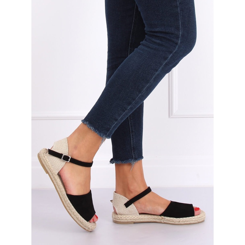 Sort BB28P Sorte espadriller brun 1