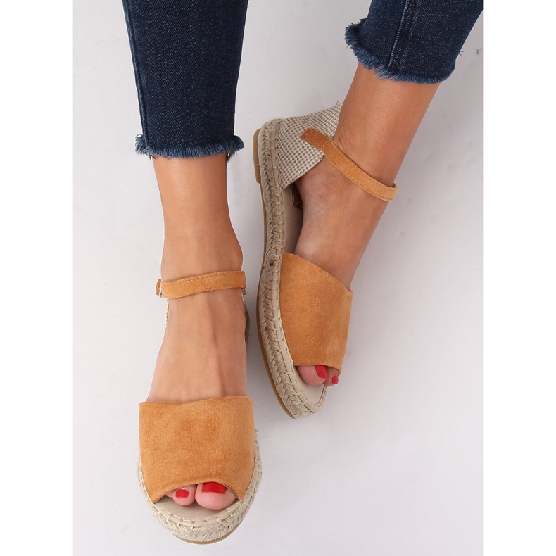 Espadrilleskåret kamel BB28P kamel brun 1