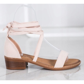 Bindede sandaler brun 2