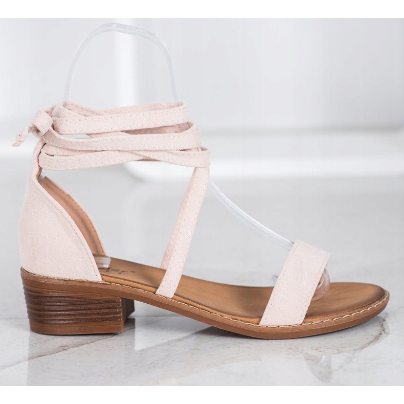 Bindede sandaler brun 2
