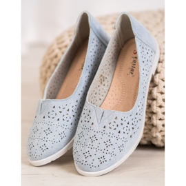 Seastar Slip-on openwork sko blå 1