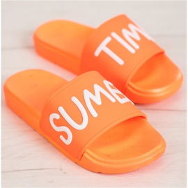 SHELOVET Gummistøvler orange 2