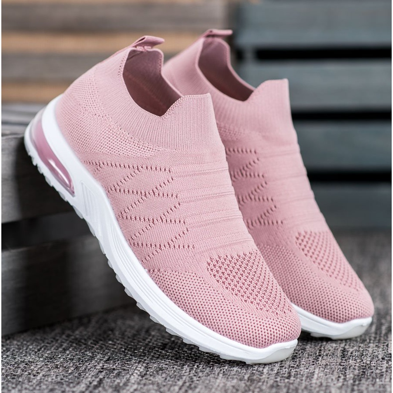 Diamantique Pink Slip On Sko lyserød 2