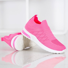 Diamantique Neon Slip-On sko lyserød 1