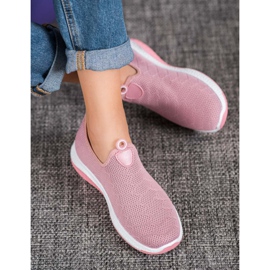 Diamantique Slip-on sportssko lyserød 1