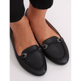 Sorte kvinders loafers A8636 Sort 1