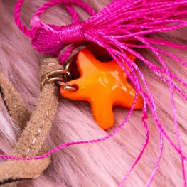 Lu Boo | Farverige Pompons Sandaler Roman Gladiatorki flerfarvet 1