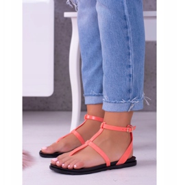 Lu Boo Sandaler Romerske kvinder Lento Neon Pink lyserød 1