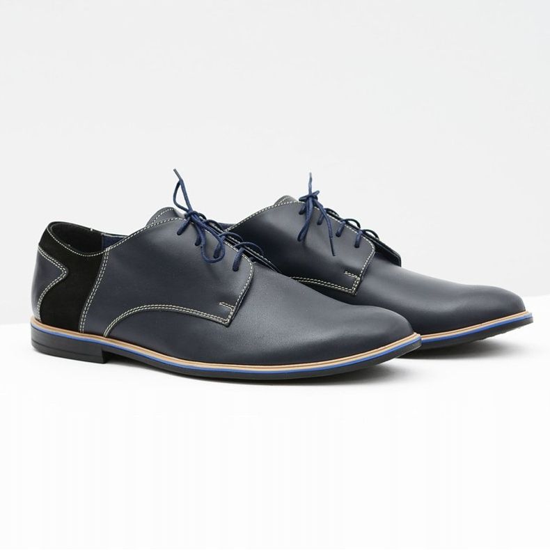 Bednarek Polish Shoes Herre Brogues Bednarek Elegant læder Marineblå Biagio 1