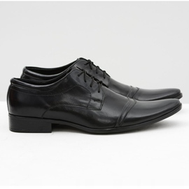 Mario Boschetti Mænds sorte formelle sko Willy 2