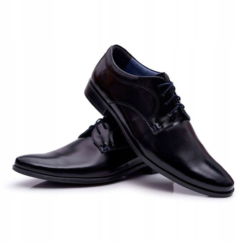 Bednarek Polish Shoes Herre Brogues Bednarek Elegant lakeret læder Sort Gaspare 1
