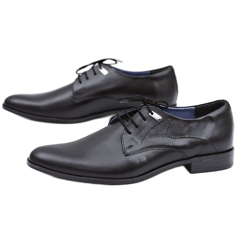 Mario Boschetti Elegante sorte Damaso formelle sko 1