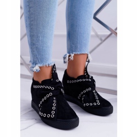 Dame sneakers Wedges Lu Boo Black Margo sort 1