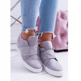 Dame Sneakers Grå Lu Boo Pailletter PinkSugar 2