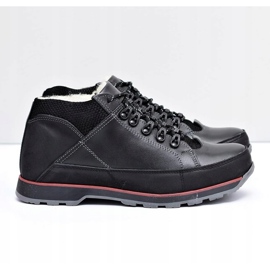 KOMODO Black Warmed Trafer mænds Brogues sort 2