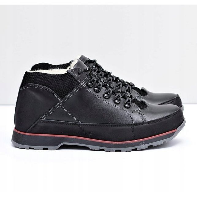 KOMODO Black Warmed Trafer mænds Brogues sort 2