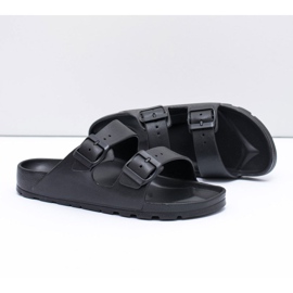 Flameshoes Mænds sorte Garden Light hjemmesko 2