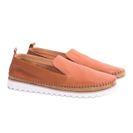 Perlugo brun herre læder loafers 1
