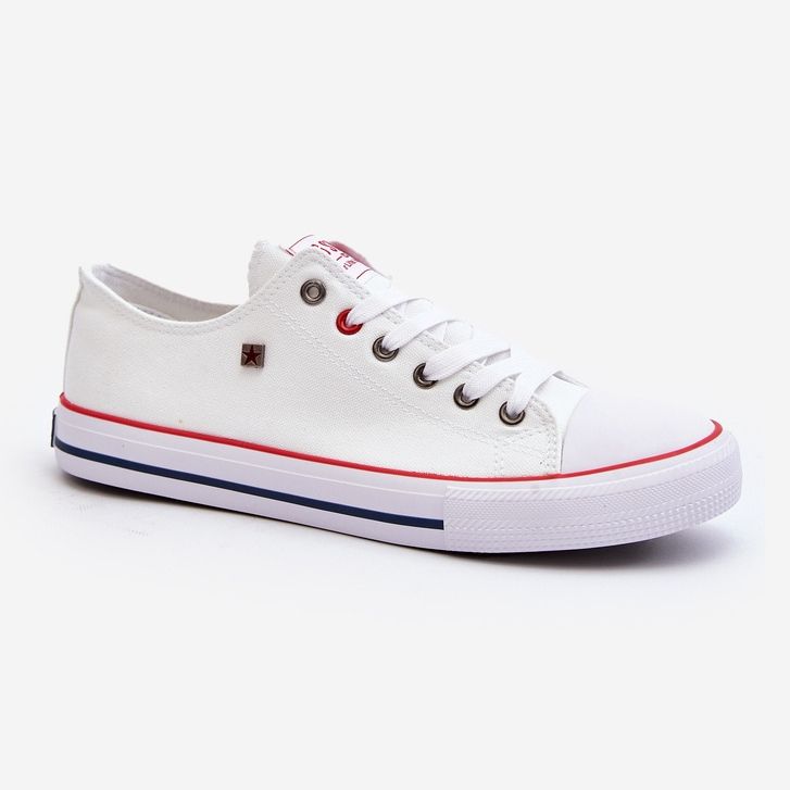 Big Star Low mænds hvide sneakers T174102 1