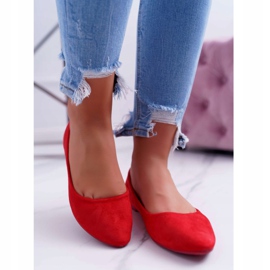 PS1 Røde kvinders Ballerinas Suede Bueno 2