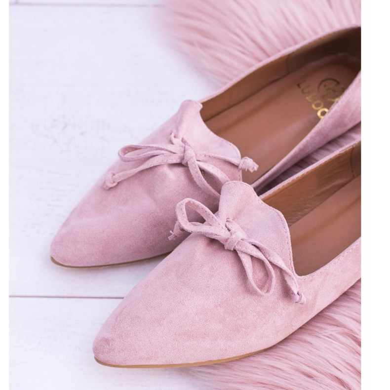 Lu Boo Pink Ballerina I Lordsy Spitz Suede Feliciano lyserød 1