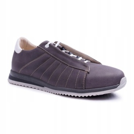 Bednarek Polish Shoes Herre Brogues Bednarek Sport lædersko Grå Geos 1