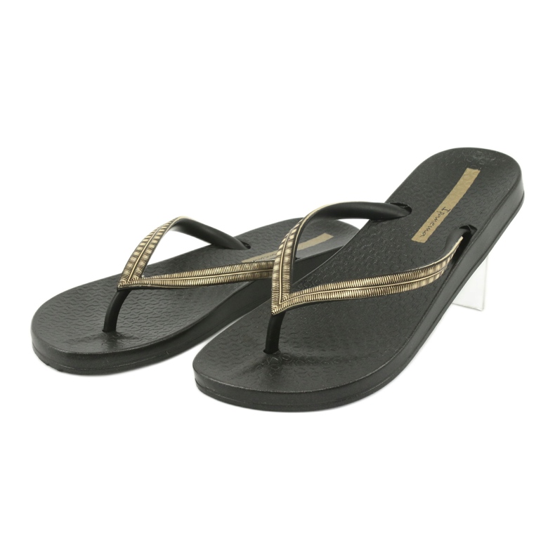 Ipanema 82763 sorte flip-flops gul 2