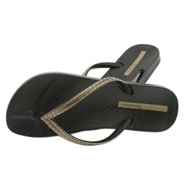 Ipanema 82763 sorte flip-flops gul 3