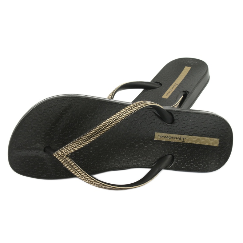 Ipanema 82763 sorte flip-flops gul 3