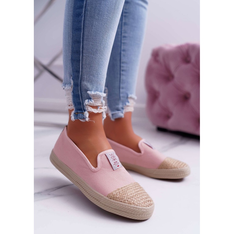 Dame Espadrilles Cross Jeans Pink DD2R4048 lyserød 1