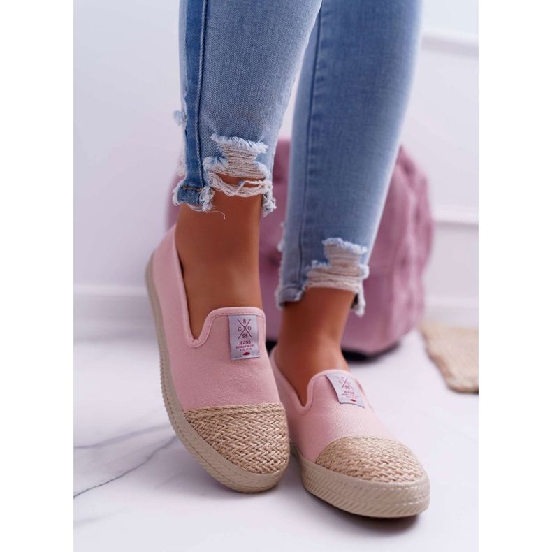Dame Espadrilles Cross Jeans Pink DD2R4048 lyserød 2