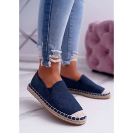 Dame Espadrilles Cross Jeans Marineblå DD2R4108 1
