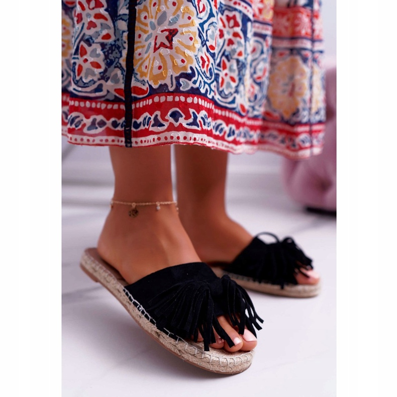 PV1 Kvinders sorte Boho Vices 8458 hjemmesko 1